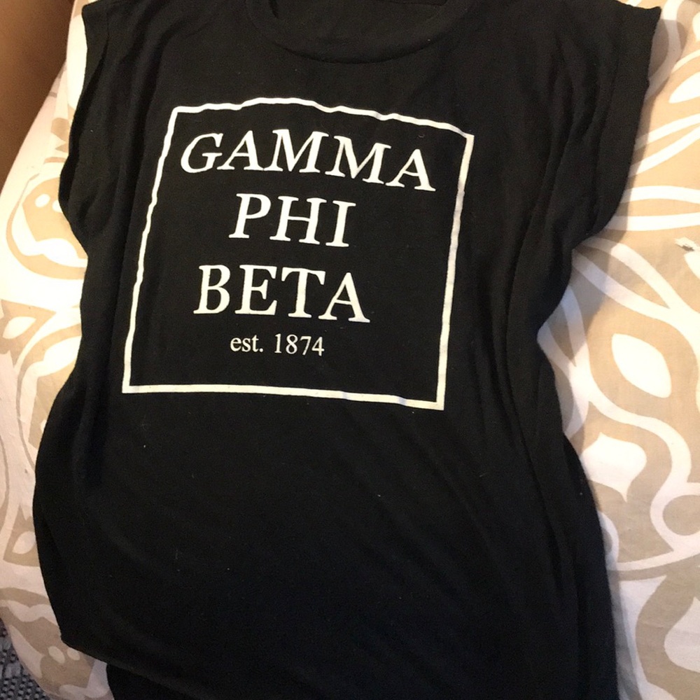 Light and soft black Gphi top